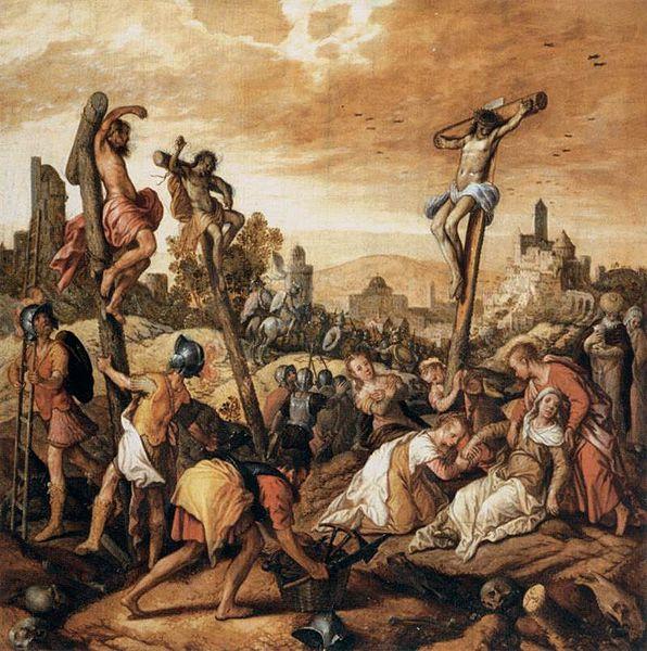 Joachim Beuckelaer Christ on the Cross France oil painting art